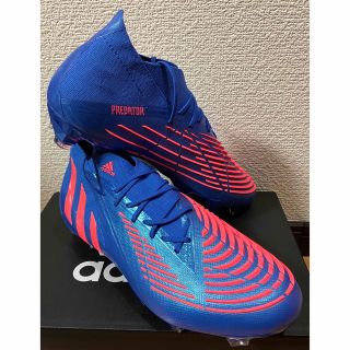 アディダス(adidas)のプレデター エッジ.1 FG ハイレゾブルー×ターボ　26.5cm H02932(シューズ)