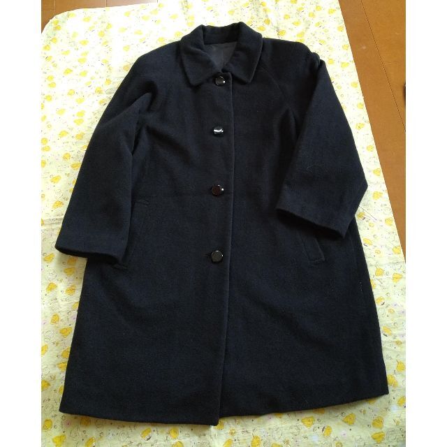 コート　黒　L レディースのジャケット/アウター(ロングコート)の商品写真