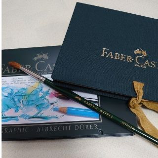 ファーバーカステル(FABER-CASTELL)のFABER-CASTELL水彩色鉛筆・ミニスケッチブック・筆(色鉛筆)