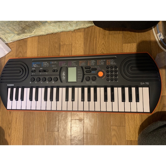 CASIO 44ミニ鍵盤 電子キーボード SA-76 オレンジ ミニキーボード 通販