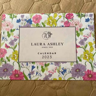 ローラアシュレイ(LAURA ASHLEY)のインレッド付録　ローラアシュレイ　2023年カレンダー(カレンダー/スケジュール)