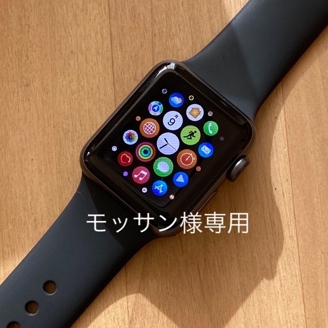 Apple Watch Series 3(GPSモデル)- 38mmスペースグレ-