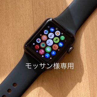 アップルウォッチ(Apple Watch)のApple Watch 3 Space Gray GPSモデル 38mm(その他)