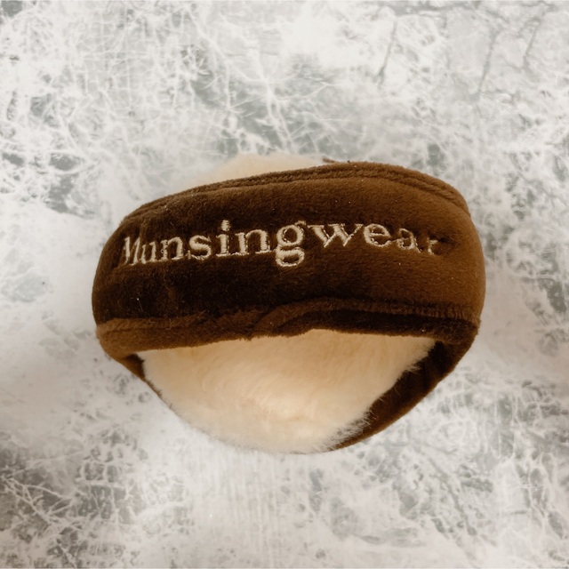Munsingwear(マンシングウェア)の【超美品】Munsingwear マンシングウェア イヤーマフ 耳当て ブラウン スポーツ/アウトドアのゴルフ(ウエア)の商品写真