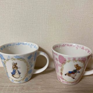 ピーターラビット(PETER RABBIT（TM）)のピーターラビット　マグカップ　ペア(グラス/カップ)