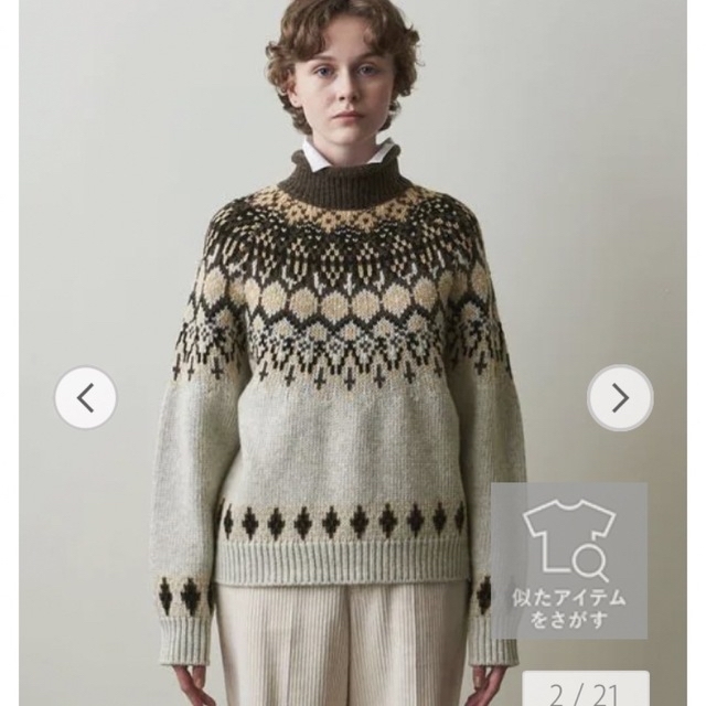 お買得！FAIRISLE MOTIF PULLOVER KNIT 3