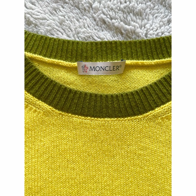 MONCLER バイカラーニット カシミヤ100%-