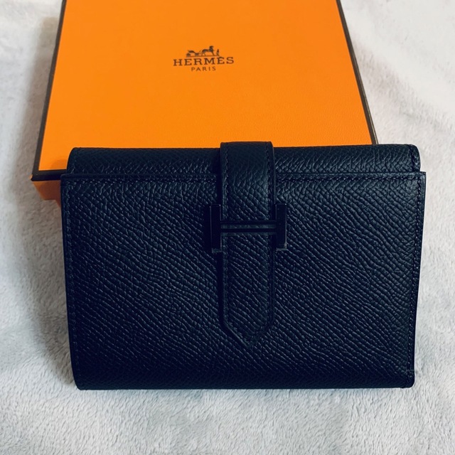 Hermes(エルメス)のHERMES ベアンコンビネ　モノクローム　ソーブラック レディースのファッション小物(財布)の商品写真