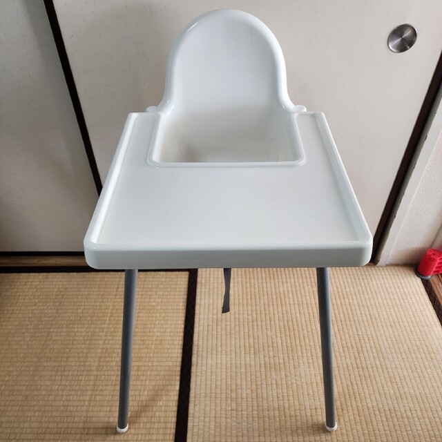 IKEA(イケア)のIKEA ANTILOP アンティロープ ハイチェア(ベビー用ハイチェア【中古】 インテリア/住まい/日用品の椅子/チェア(その他)の商品写真