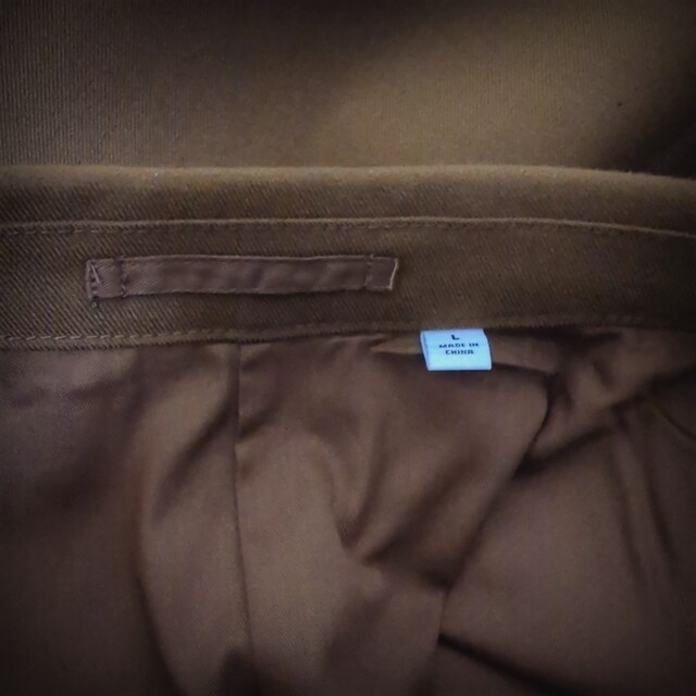 UNIQLO(ユニクロ)の値下げ UNIQLO U フランネルワークジャケット ブラウン L メンズのジャケット/アウター(テーラードジャケット)の商品写真