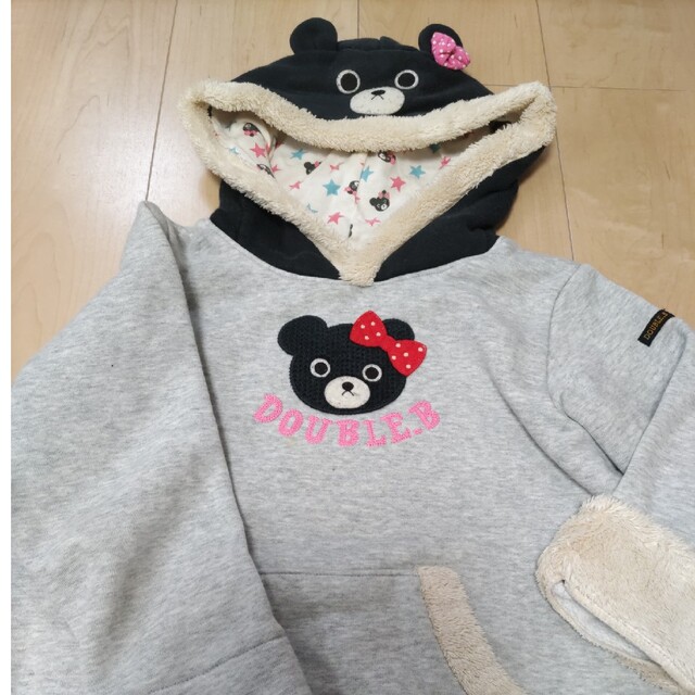 DOUBLE.B(ダブルビー)のダブルビーミキハウス キッズ/ベビー/マタニティのキッズ服女の子用(90cm~)(Tシャツ/カットソー)の商品写真