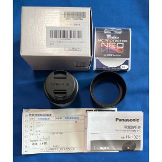 パナソニック(Panasonic)のパナソニックLUMIX G 25mm/F1.7 ASPH. H-H025(レンズ(単焦点))
