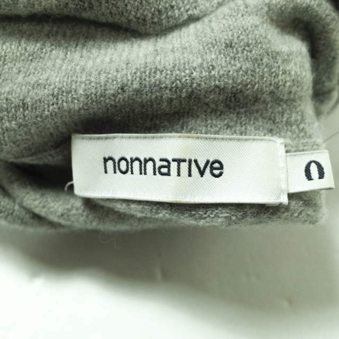 nonnative(ノンネイティブ)のnonnative ノンネイティブ ウールハイゲージ メランジタートルネックニット NN-K2410 0 グレー セーター プルオーバー トップス【中古】【nonnative】 メンズのトップス(ニット/セーター)の商品写真