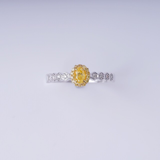 天然ダイヤモンドリング0.32ct　k18 レディースのアクセサリー(リング(指輪))の商品写真