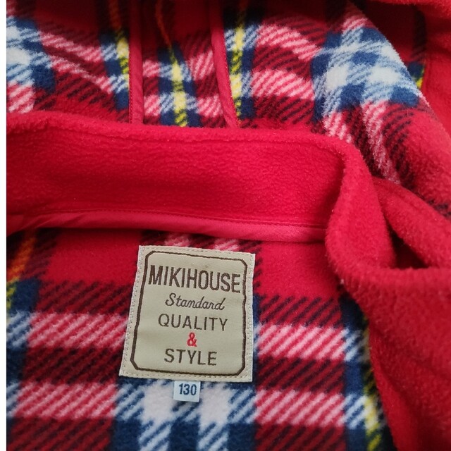 mikihouse(ミキハウス)のミキハウスコート美品 キッズ/ベビー/マタニティのキッズ服女の子用(90cm~)(コート)の商品写真