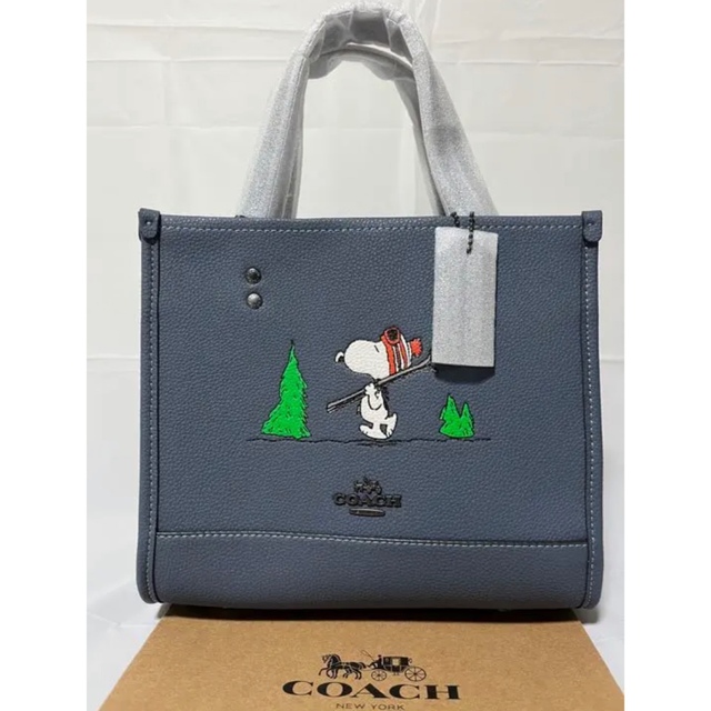 新作】 COACH X PEANUTS スヌーピー ミニトートバッグ22トートバッグ