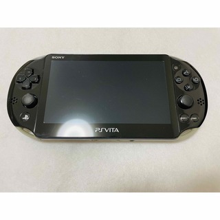 プレイステーションヴィータ(PlayStation Vita)のPSVita PCH-2000ZA16  カーキブラック本体 動作確認済み(家庭用ゲーム機本体)