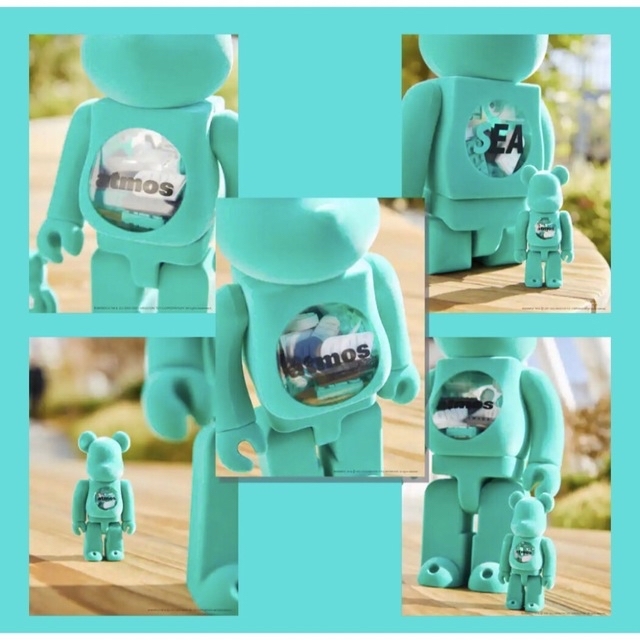 BE@RBRICK atmos x WIND AND SEA