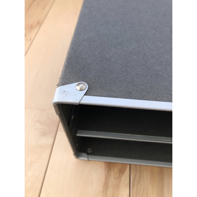 MUJI (無印良品)(ムジルシリョウヒン)の中古【無印良品】硬質パルプ　収納BOX　2段引出し インテリア/住まい/日用品の収納家具(ケース/ボックス)の商品写真