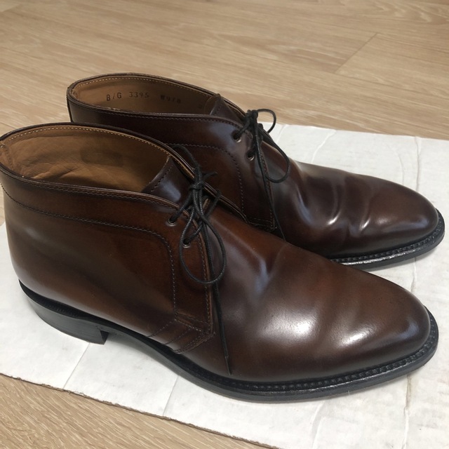 REGAL(リーガル)のREGAL コードバン チャッカブーツ　革底24.5cm メンズの靴/シューズ(ブーツ)の商品写真
