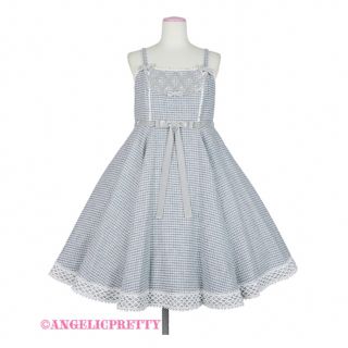 アンジェリックプリティー(Angelic Pretty)のAngelic pretty Ennui Dollジャンパースカート サックス(ひざ丈ワンピース)