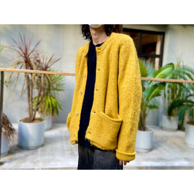 21aw stein KID MOHAIR CARDIGAN（Black）