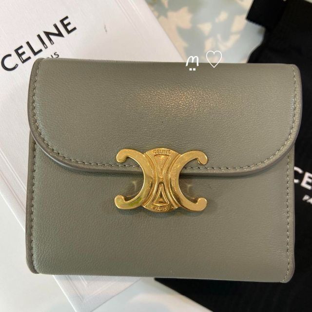 １点のみ♡【CELINE】新品！コンパクト ジップウォレット  トリオンフ