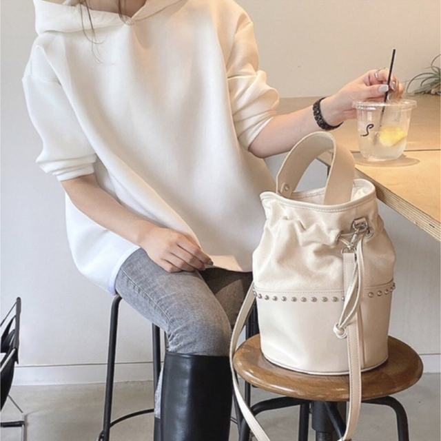 ショルダーバッグドルチェ Dolce. bi-color bag / ホワイト white