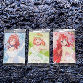 五等分の花嫁 ウエハース 3枚セット(カード)