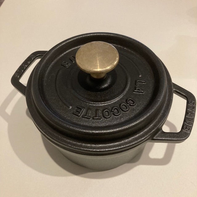 ストウブ STAUB ピコ ココット ブラック ラウンド 14cm www