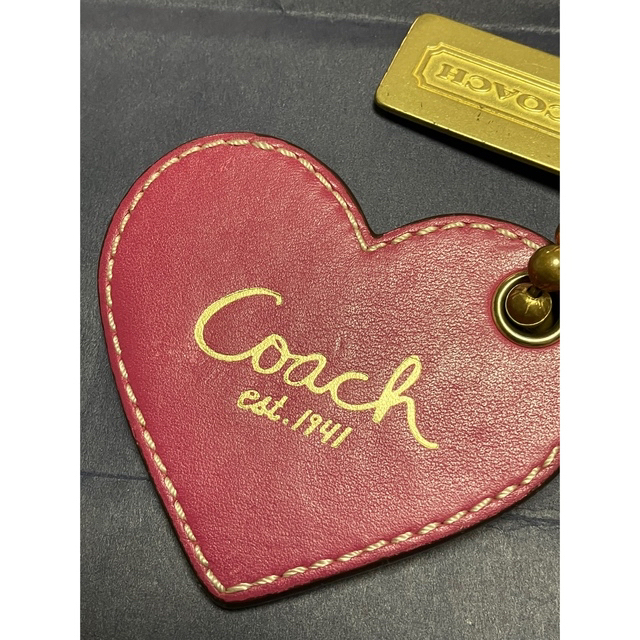 COACH(コーチ)のCOACH コーチ バッグチャーム チャーム ハート ハンドメイドのファッション小物(バッグチャーム)の商品写真