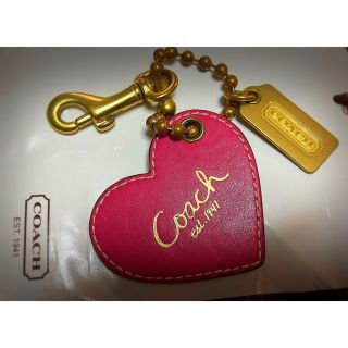 コーチ(COACH)のCOACH コーチ バッグチャーム チャーム ハート(バッグチャーム)