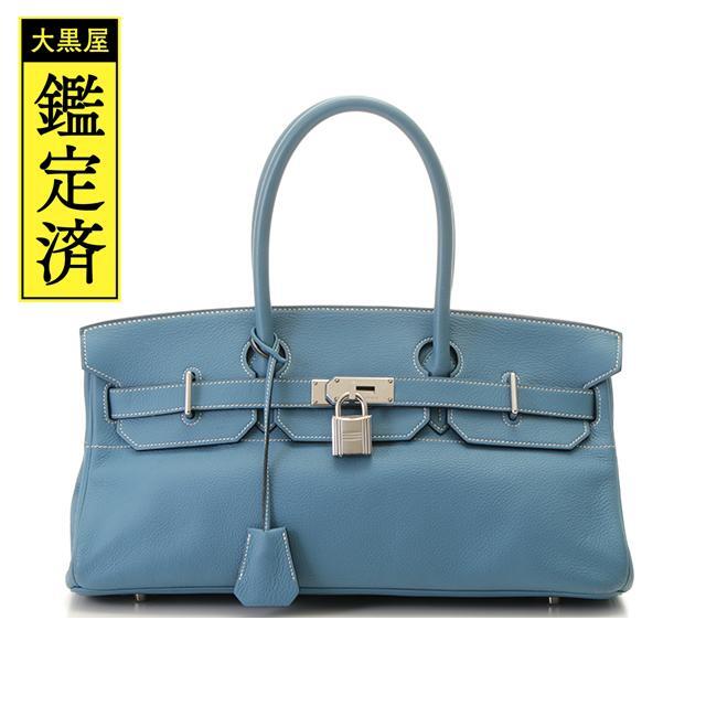 【10%OFF】 Hermes - エルメス ショルダーバーキン ブルージーン トリヨンクレマンス □I【430】 ハンドバッグ 【10%OFF】 Hermes - エルメス ショルダーバーキン ブルージーン トリヨンクレマンス □I【430】 ハンドバッグ