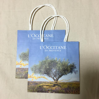 ロクシタン(L'OCCITANE)の新品☆ロクシタンの紙袋☆2枚セット(ショップ袋)