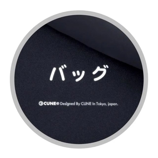 CUNE(キューン)のCUNE キューン ウサギワッペン付きメッセンジャーバッグ 宝島社 付録   レディースのバッグ(ショルダーバッグ)の商品写真