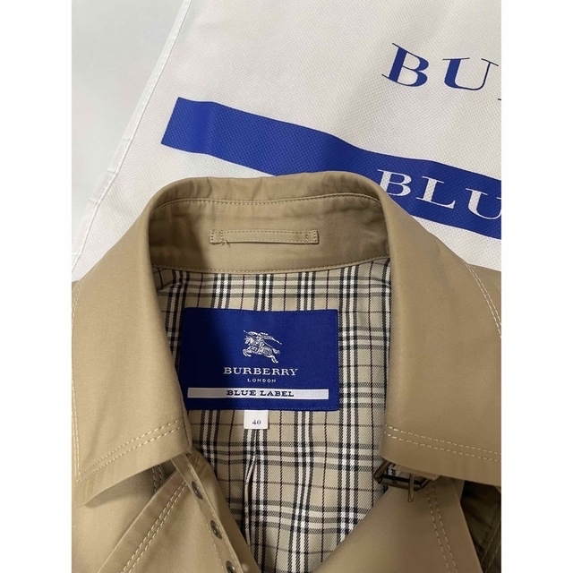 BURBERRY BLUE LABEL(バーバリーブルーレーベル)のバーバリーブルーレーベル  トレンチコート 40 レディースのジャケット/アウター(トレンチコート)の商品写真