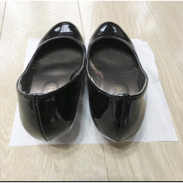 美品 エナメルパンプス ブラック Mサイズ レディースの靴/シューズ(ハイヒール/パンプス)の商品写真