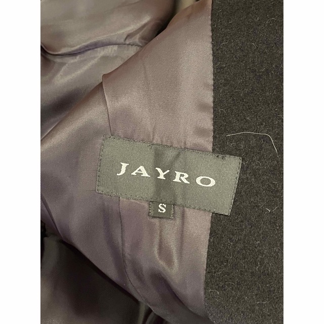 JAYRO(ジャイロ)のロングコート 黒 ファー付き JAYRO レディースのジャケット/アウター(ロングコート)の商品写真