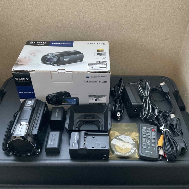 レア?!☆ ビデオカメラ SONY HDR-CX720V 一式 (ジャンク)動作問題