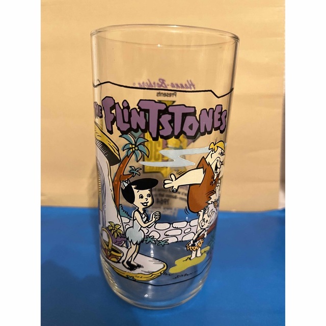 【THE FLINTSTONES】フリントストーン クッション グラス セット エンタメ/ホビーのアニメグッズ(その他)の商品写真