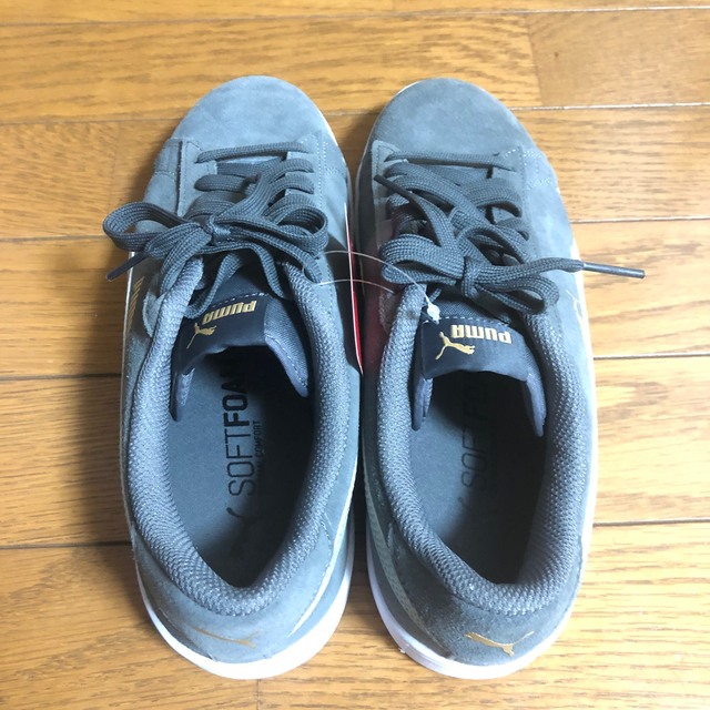 PUMA スマッシュ V2 ワイド 74SHADOW GRAY 1