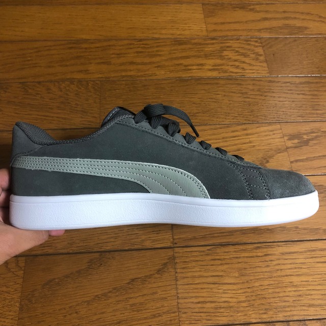 PUMA スマッシュ V2 ワイド 74SHADOW GRAY 3