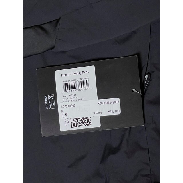 新品】アークテリクス Proton LT Hoody ブラック Mサイズ | livro