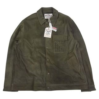 キャリー(CALEE)のCALEE キャリー 21AW 21AW005SP skin shirt jacket シープスキン シャツ ジャケット グレー系 XL【極上美品】【中古】(その他)