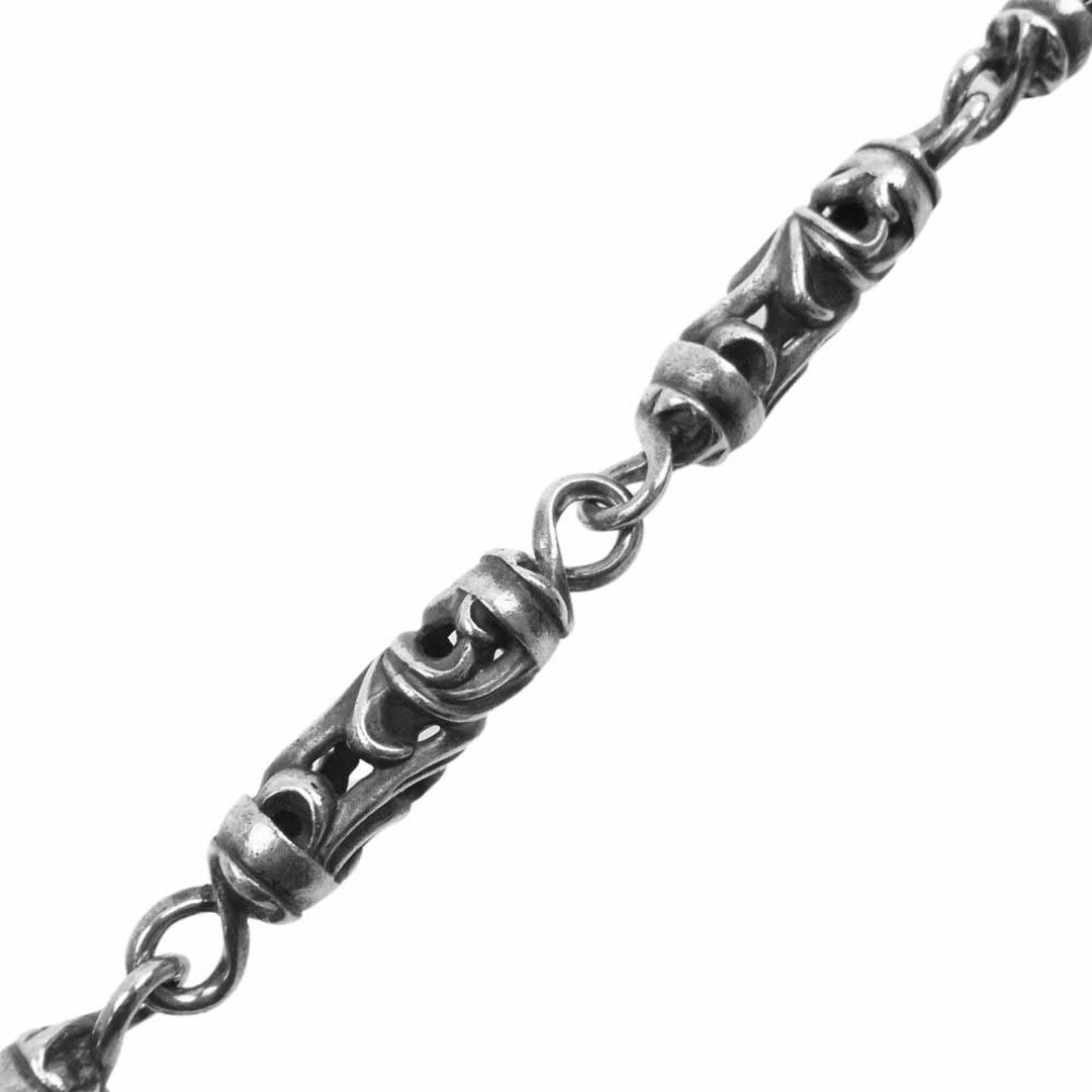 Chrome Hearts(クロムハーツ)のCHROME HEARTS クロムハーツ（原本無） ウォレットチェーン 9LINK ROLLER LONG-T 2クリップ ロング ローラー ウォレットチェーン シルバー系【中古】 メンズのファッション小物(ウォレットチェーン)の商品写真