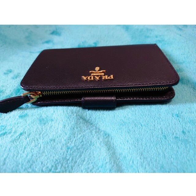 PRADA - PRADA 2つ折り財布 1M1225 QWA SAFFIANO METALの通販 by ...