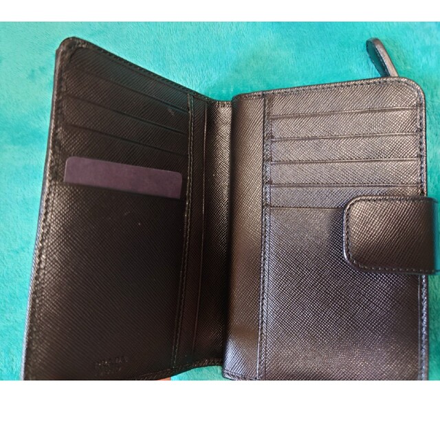 売れ筋】 PRADA - PRADA 2つ折り財布 1M1225 QWA SAFFIANO METAL 財布