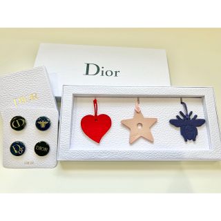 クリスチャンディオール(Christian Dior)のディオール Dior ノベルティ チャームとバッジの7点セット☆(チャーム)