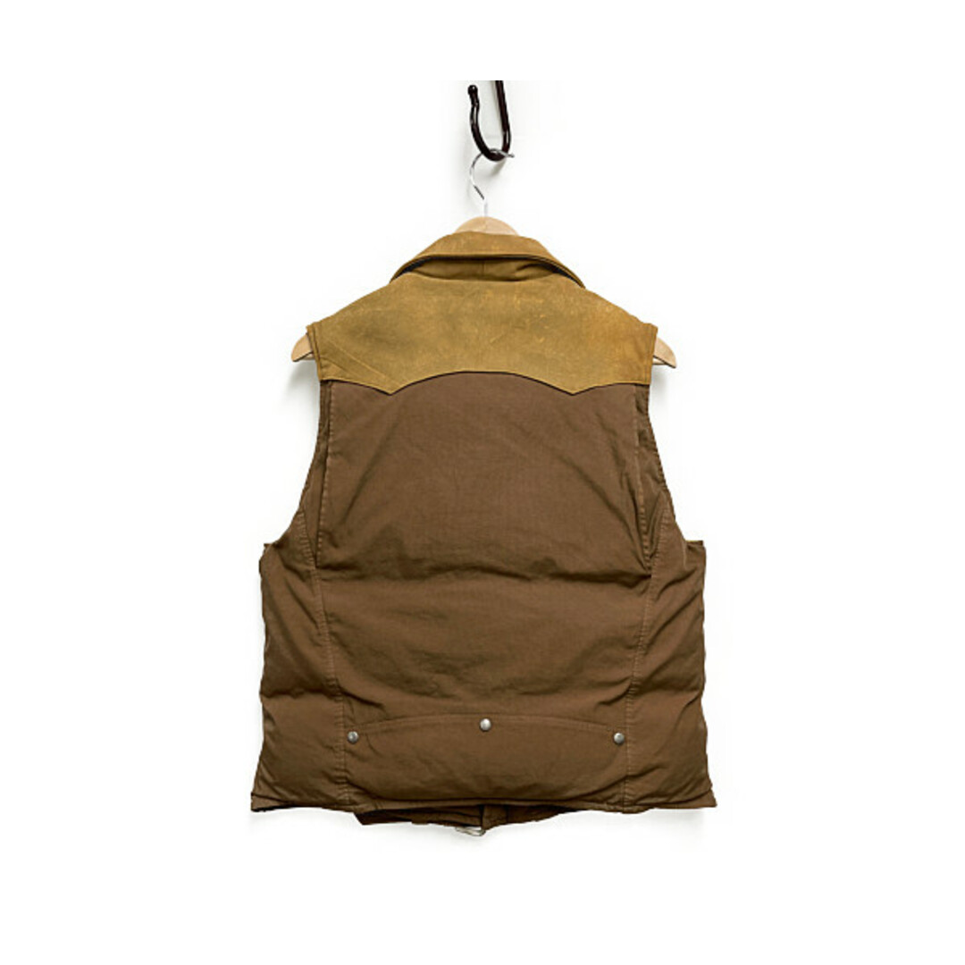 VISVIM 品番 0121205013005 STRABLER DOWN VEST ライダース ダウン ベスト ブラウン サイズ1 正規品 / 29202