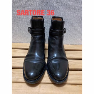 サルトル(SARTORE)のsartore サイドゴアショートブーツ　36 (ブーツ)